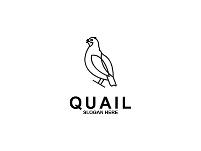 QUAIL LOGO 3d animal animation app bird branding design drawin graphic design illustration logo logotypo motion graphics quail vector