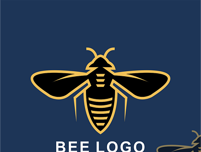 BEE LOGO 3d animal animation app awesome bee branding design dubai graphic design illustration line logo logotypo motion graphics ui usa vector