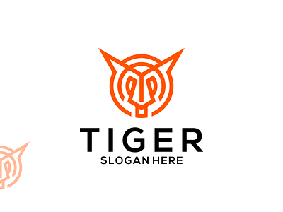 tiger logo 3d animal animation app brand branding design graphic graphic design illustration logo logoawesome logos logotrypo motion graphics skects tiger ui usa vector