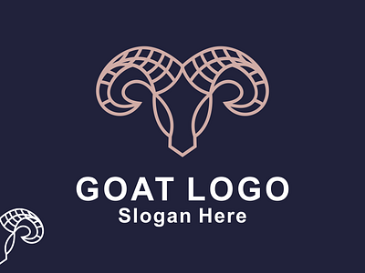 GOAT LOGO 3d animal animation app barnd desing brand branding design goat graphic graphic design illustration logo logotypo motion graphics sketcs ui usa vector