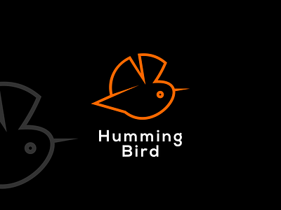 HUMMING BIRD 3d animal animation app awesome bird brand brand desingn branding design graphic design humming illustration line logo logos motion graphics ui usa vector