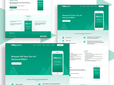 Relypass Landing Page