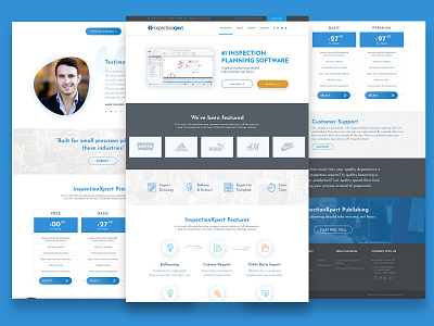 Inspectionxpert Landing Page Design