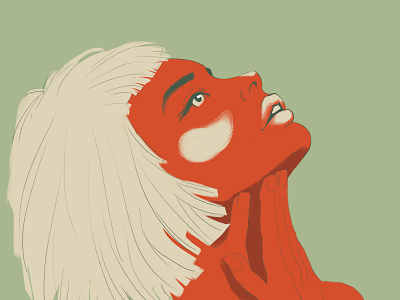 Red woman