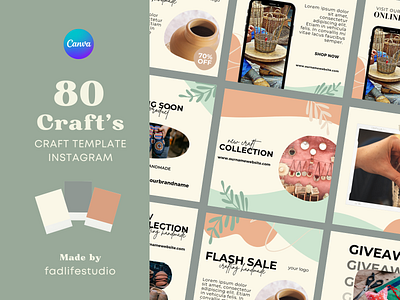 Craft Template Canva Instagram canva canva apps canva pro canva template craft crafted free freebies instagram instagram craft template templates