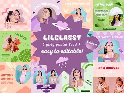 LilClassy Pastel Colors Instagram Post