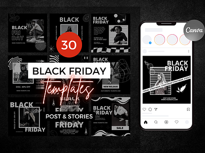 Black Friday Canva Template Instagram black friday black friday sale canva canva apps design instagram solo story template templates thanksgiving material tthaksgiving car