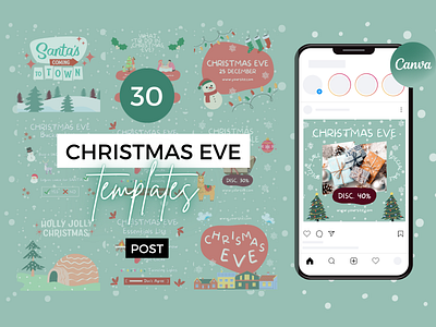 Christmas Eve Instagram Templates