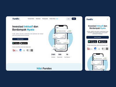 (Redesign) Fundex - Landing Page