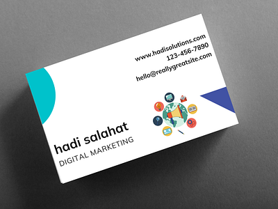 business card one sided