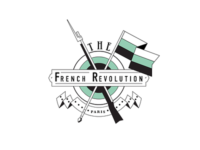 French Revolution Coat of Arms 2d animation banner coat of arms illustration motion design motiongraphics vector