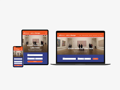 allabout—artanddesign Case Study-UI Design