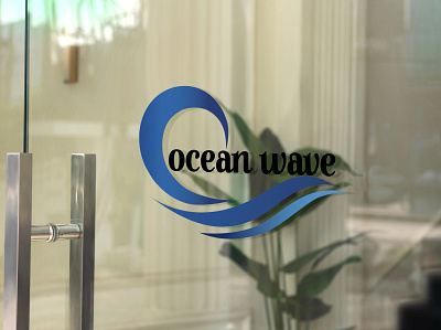 Ocean weave Logo branding design graphic design illustration logo vector