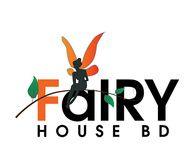 Fairy House logo branding design graphic design illustration logo vector