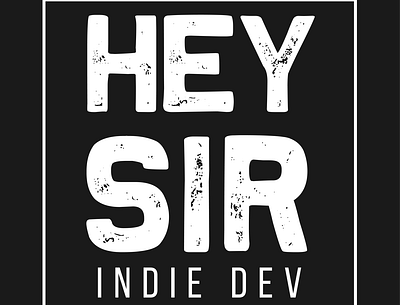 Logo Design - Hey Sir Indie Dev branding design logo