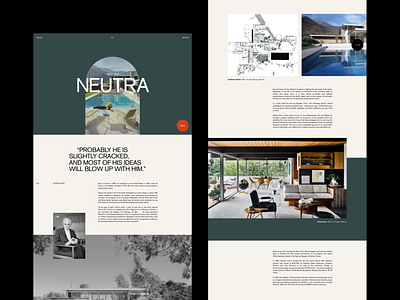 Neutra 01 architecture figma grid layout modern neutra richard neutra typography