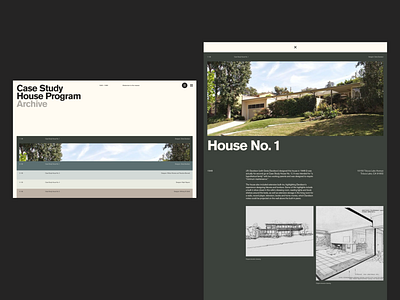 Case Study Houses 01