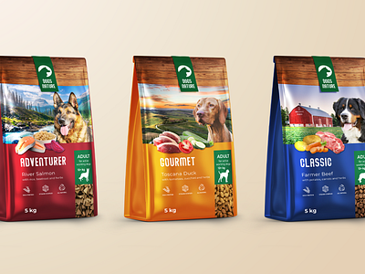 Dog's Nature Dog Food Packaging Design