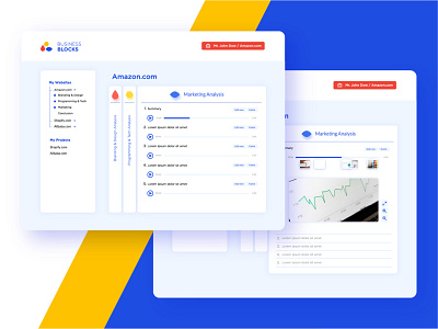 BUSINESS BLOCKS. 5 business dashboard graphic design panel ui user dashboard user panel ux