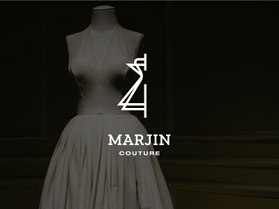 MARJIN COUTURE. Logo Design. branding clothes couture brand couture logo design dress logo fashion girl logo graphic design logo woman logo