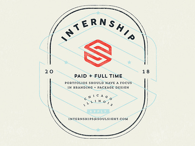 Work with us! design internship