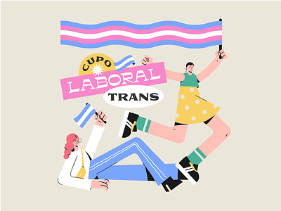 Trans Rights illustration pride trasgender vector woman