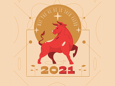Happy New Year 2021 design illustration vector