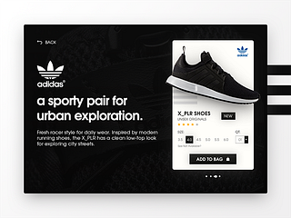 Adidas eCommerce Page by Felipe Gonçalves on Dribbble