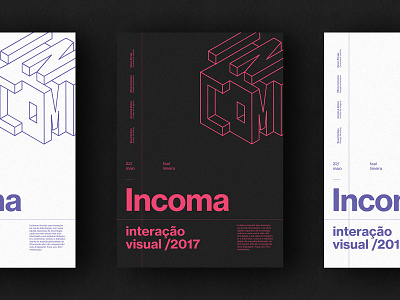 Incoma • Poster design flat poster print