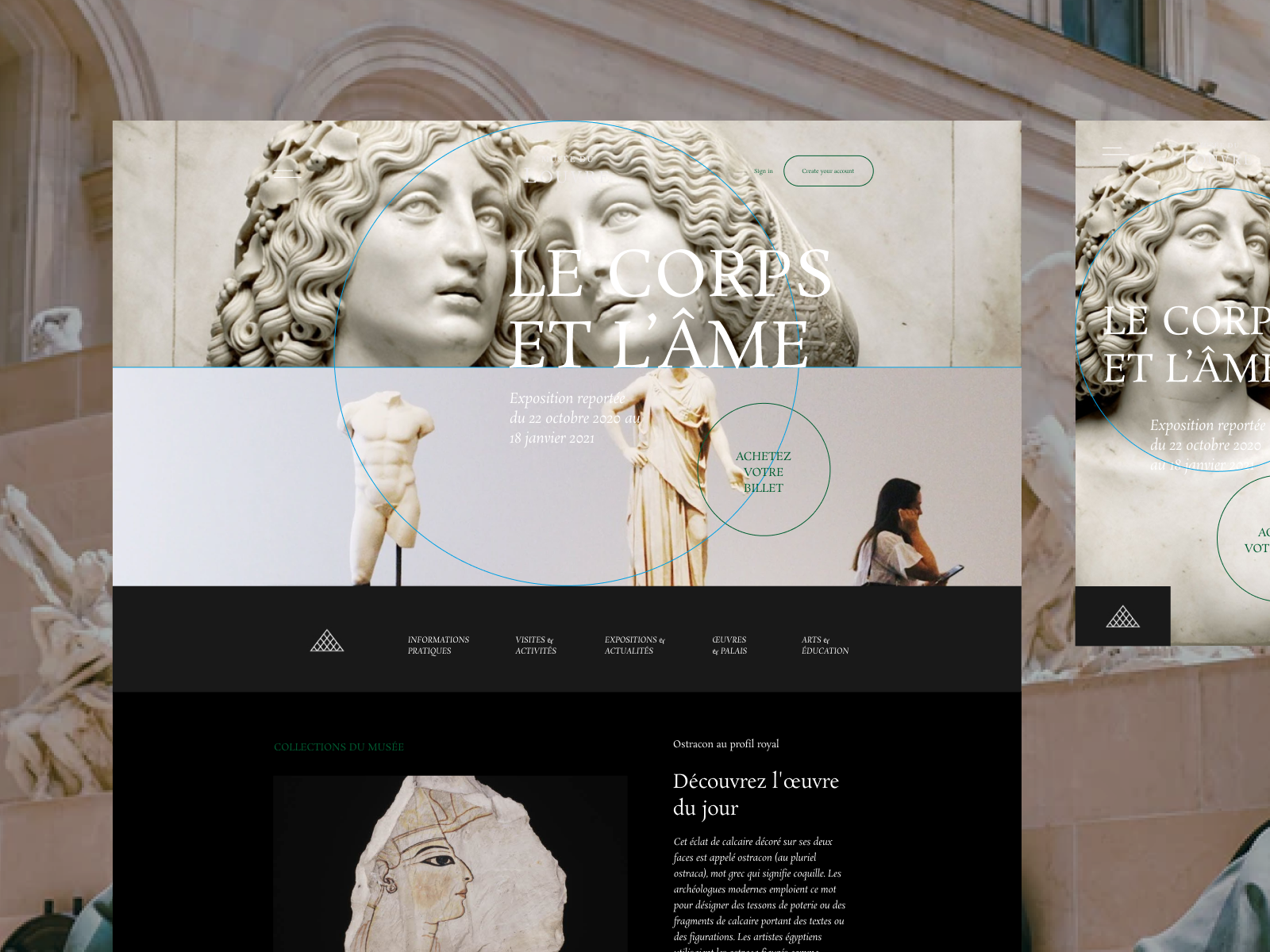 Louvre museum redesign by Rashid Sadykov on Dribbble