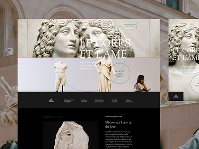 Louvre museum redesign branding clean design designisjustform logo sign type typography ui ux