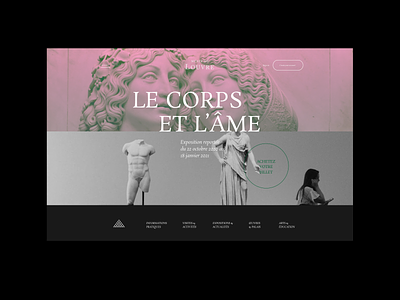 Louvre Museum redesign design designisjustform logo sign type ui ux web