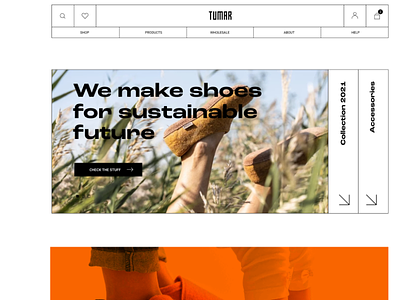 Tumar online shop branding design designisjustform ui