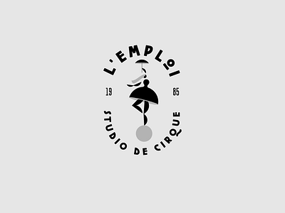 Lemploi circus logo design designisjustform logo sign type typography