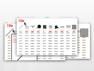 10e / 10 elements of design book icons information design systems website