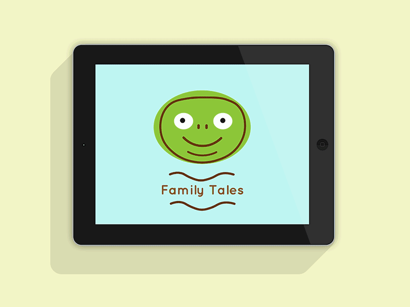 Family Tales app case study digital product interaction prototype ui ux ux research
