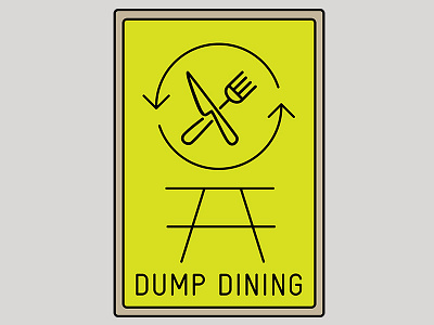 Dump Dining branding graphic design interaction design logo social impact speculative design