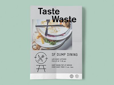 Dump Dining / Poster Series branding graphic design interaction poster research social impact