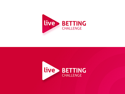 Live Betting Challenge Logo betting branding challenge font identity live logo logotype