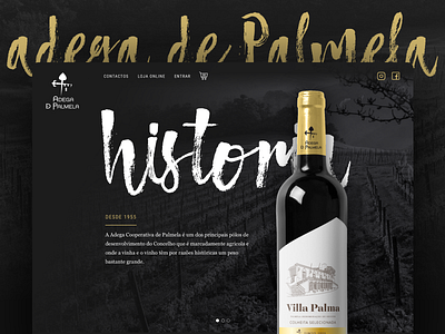 Winery Page Concept