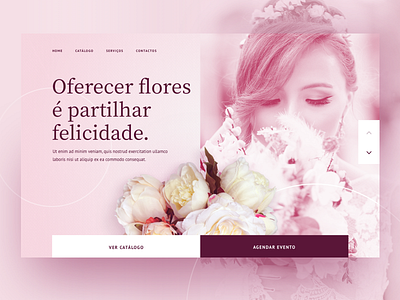 Florist Homepage Concept