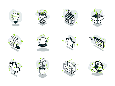 Granify Story Icons design e commerce edmonton granify icons illustration isometric yeg