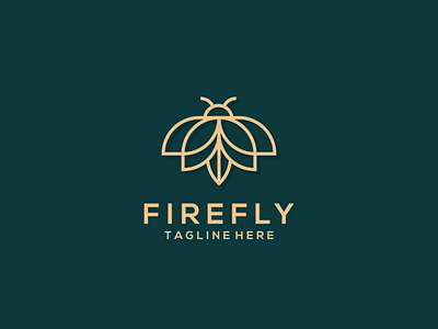 FIREFLY design logo concenpt animal animation brand branding company design elegant illustration logo ui