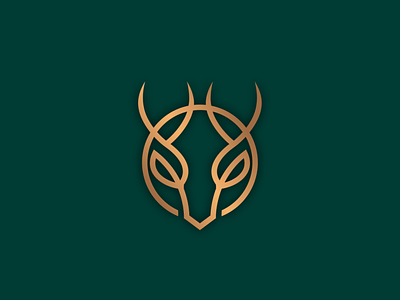 DEER design logo concenpt animal animation brand branding company design elegant illustration logo ui