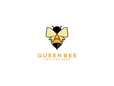 QUEEN BEE design logo concept animal animation brand branding company design elegant illustration logo ui