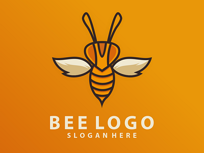 BEE design logo animal animation brand branding company design elegant illustration logo ui