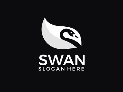 Swan logo animal animation brand branding company design elegant illustration logo ui