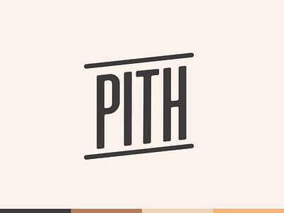 Pith Creative Co. Branding badge branding color design illustration logo minimalistic northwest outdoors pacific northwest simple type typography ui