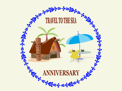 TRAVEL design graphic design illustration logo sea travel