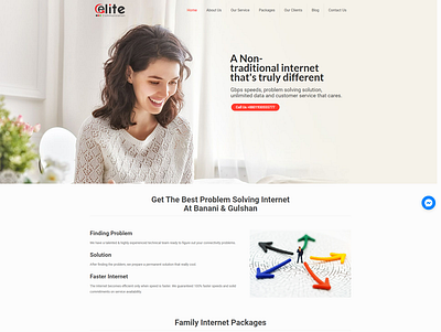 Internet Service Provider Website Design for WordPress 3d animation branding graphic design logo motion graphics